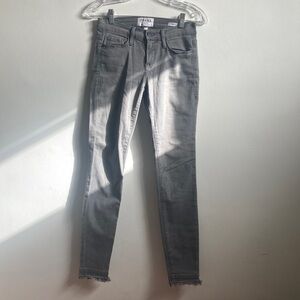 Frame Denim Charcoal Skinny Jeans
